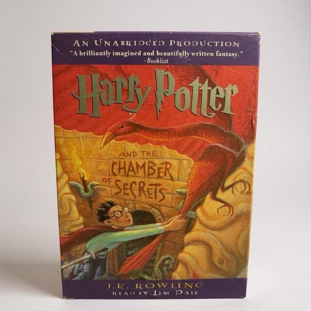 Harry Potter The Chamber Of Secrets Unabridged - 6 Cassette Tapes - JK Rowling